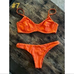 Two piece swimsuit bikini